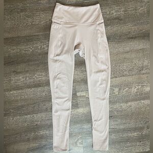 Gymshark Speed taupe high waist pocket leggings